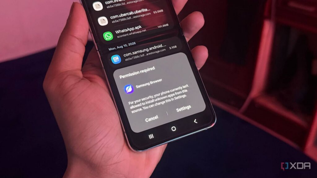 android smartphone app installation business
