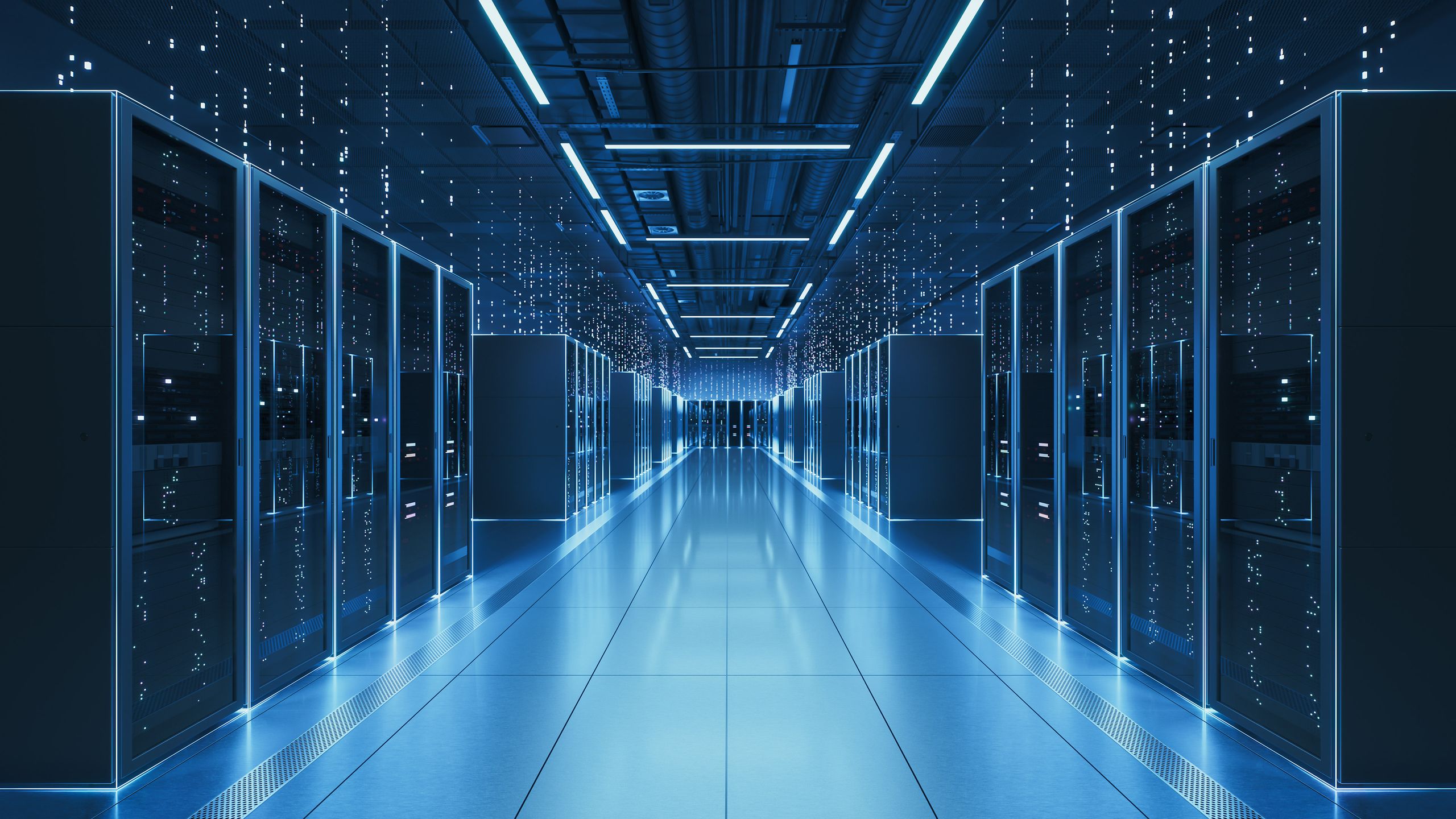 data centre servers storage racks