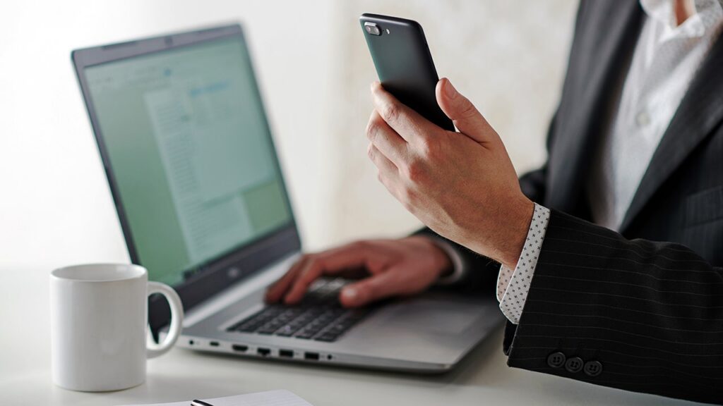 online banking laptop security login